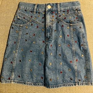 Sandro denim skirt